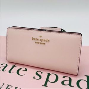 Kate Spade Staci Large Slim Bifold Wallet - Light Rose